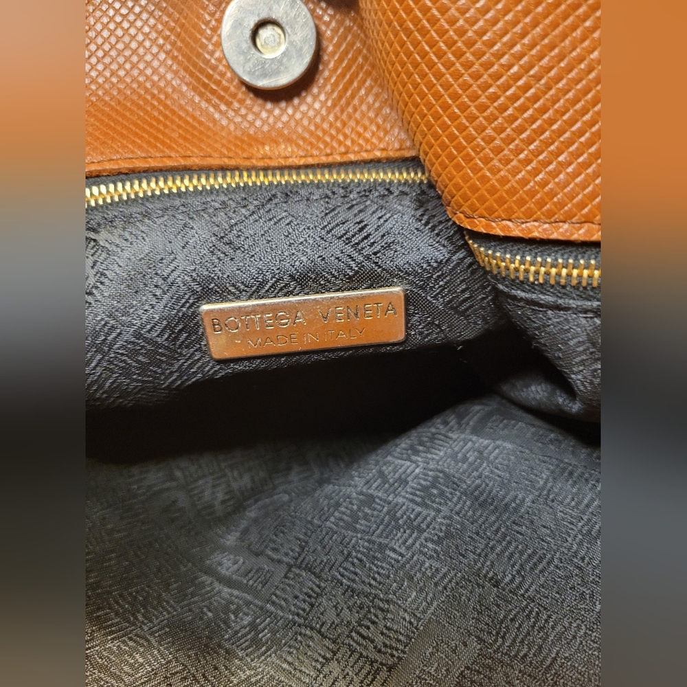 Bottega Veneta Black and Brown Tote Bag - Picture 4 of 4